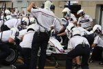 Boxenstoppübungen beim BMW Sauber F1 Team