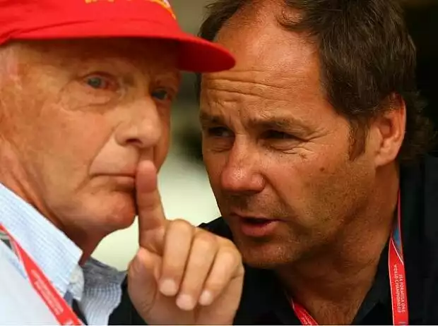 Niki Lauda und Gerhard Berger Titel-Bild zur News: Niki Lauda und Gerhard Berger