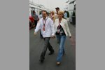 Jacques Villeneuve und seine Ehefrau Johanna