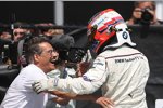 Mario Theissen (BMW Motorsport Direktor) und Robert Kubica (BMW Sauber F1 Team) 