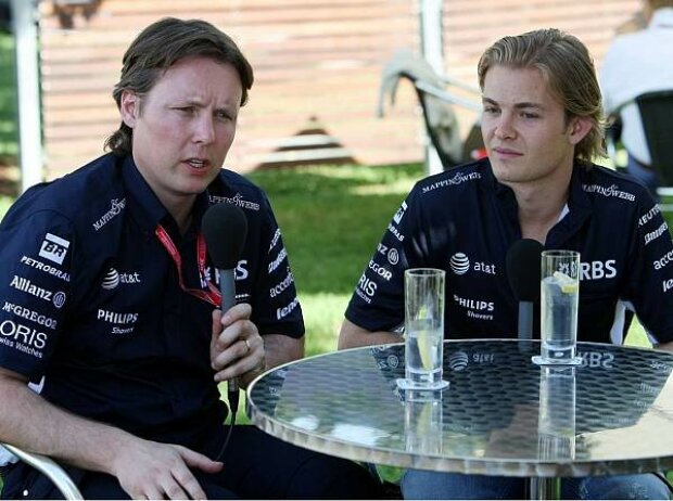 Sam Michael und Nico Rosberg