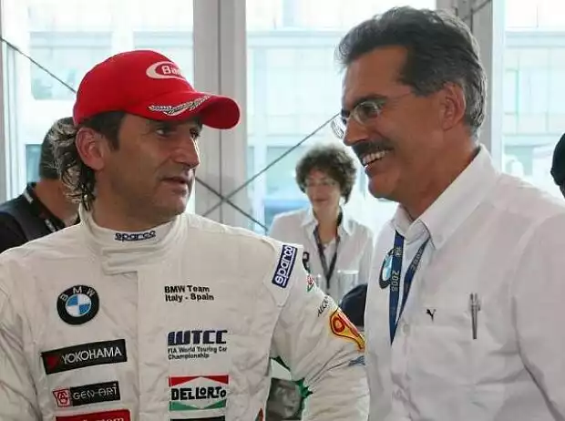 Alex Zanardi und Mario Theissen Titel-Bild zur News: Alex Zanardi und Mario Theissen