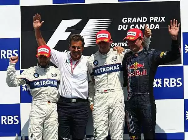 Die BMW Piloten und David Coulthard Titel-Bild zur News: Die BMW Piloten und David Coulthard