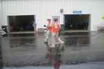 Regen auch beim Nationwide-Training in Kentucky