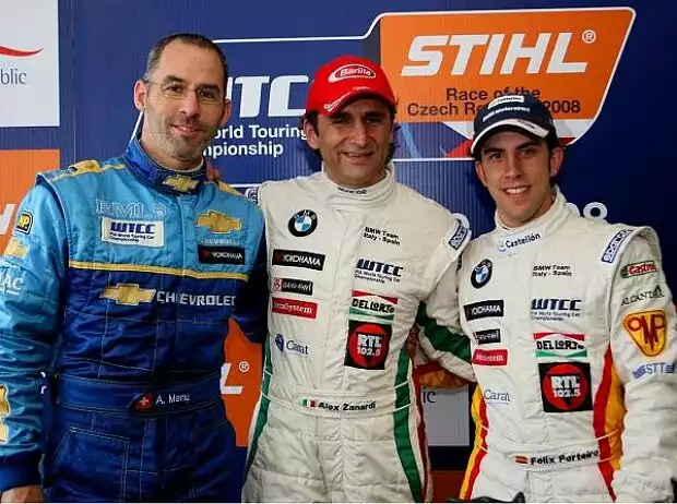 Alain Menu, Alessandro Zanardi, Felix Porteiro Titel-Bild zur News: Alain Menu, Alessandro Zanardi, Felix Porteiro