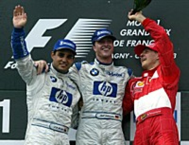 Podium in Frankreich 2003