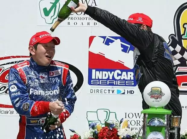 Hideki Mutoh Marco Andretti Titel-Bild zur News: Hideki Mutoh Marco Andretti