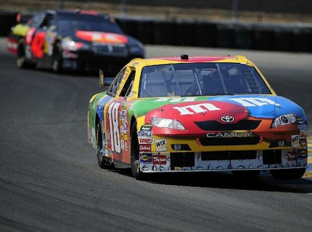 Kyle Busch Juan Pablo Montoya
