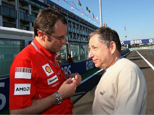 Stefano Domenicali und Jean Todt Stefano Domenicali und Jean Todt