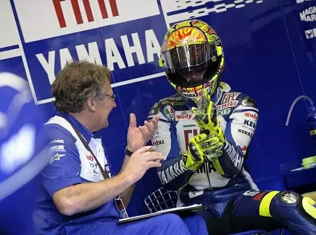 Davide Brivio und Valentino Rossi Titel-Bild zur News: Davide Brivio und Valentino Rossi