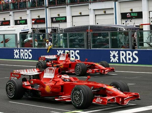 Titel-Bild zur News: Kimi Räikkönen Felipe Massa