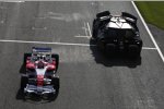 PR-Gag: Timo Glock (Toyota) vs. Batmobil
