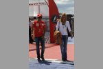 Felipe Massa (Ferrari) mit seiner Ehefrau Rafaela