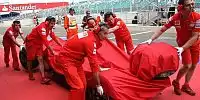 Bild zum Inhalt: Ferrari etwas neben der Spur