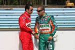 Helio Castroneves (Penske) und Tony Kanaan (Andretti Green)