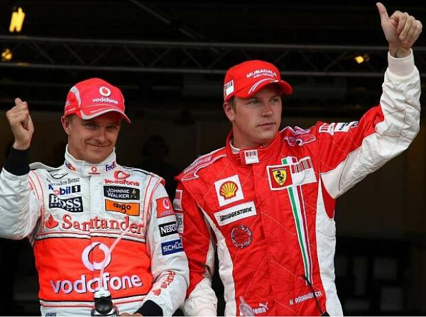 Titel-Bild zur News: Heikki Kovalainen und Kimi Räikkönen