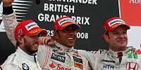 Bild zum Inhalt: Hamilton krönt sich zum Regenkönig von Silverstone