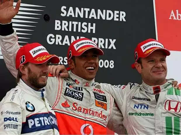 Podium in Silverstone 2008 Titel-Bild zur News: Podium in Silverstone 2008