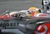 Bild zum Inhalt: McLaren: Erster Auftritt des "Hai-Hamilton"