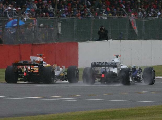 Fernando Alonso und Nick Heidfeld Fernando Alonso und Nick Heidfeld