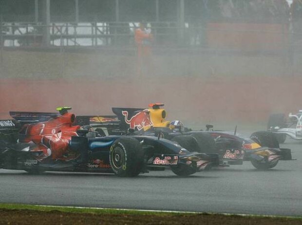 Sebastian Vettel und David Coulthard Sebastian Vettel und David Coulthard
