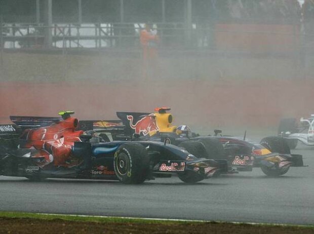 Sebastian Vettel und David Coulthard