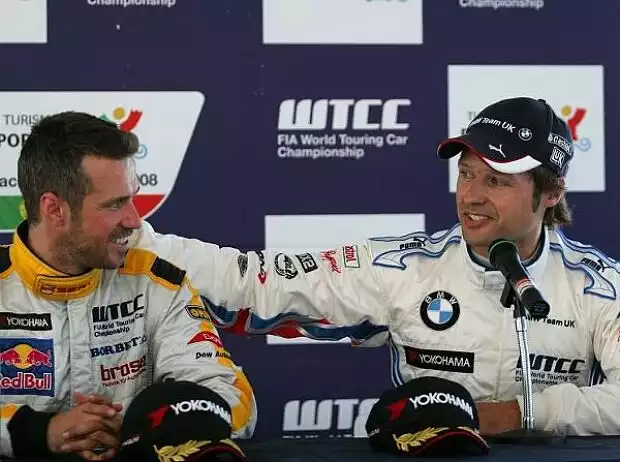 Tiago Monteiro; Andy Priaulx Titel-Bild zur News: Tiago Monteiro; Andy Priaulx