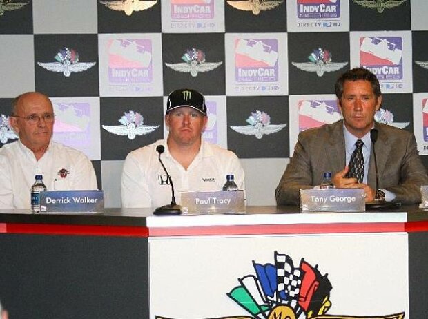 Derrick Walker Paul Tracy Tony George