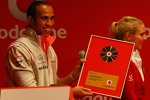 Lewis Hamilton (McLaren-Mercedes) bei einem Musikquiz