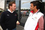 Christian Horner (Teamchef) (Red Bull) und Vitantonio Liuzzi (Force India) 