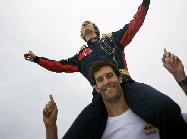 Mark Webber und Sebastian Vettel