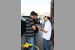 Ethanol-Promotionaktion  Mario Dominguez