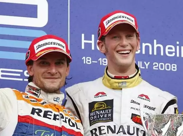 Giorgio Pantano und Romain Grosjean Titel-Bild zur News: Giorgio Pantano und Romain Grosjean
