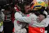 Bild zum Inhalt: Jubel bei McLaren-Mercedes über "Lastminute-Pole"