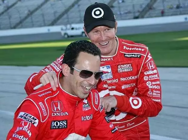 Helio Castroneves Scott Dixon Titel-Bild zur News: Helio Castroneves Scott Dixon