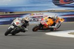 Andrea Dovizioso (JiR-Scot) vor Nicky Hayden (Honda)