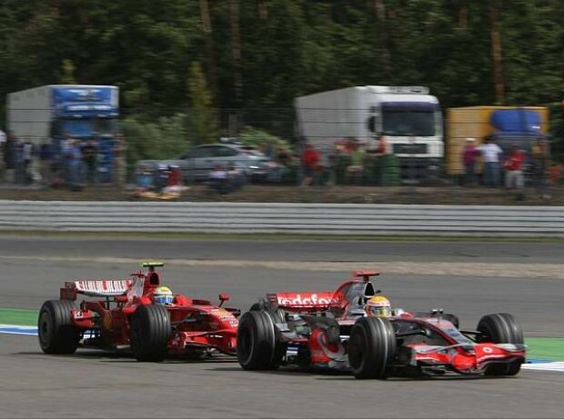 Felipe Massa und Lewis Hamilton