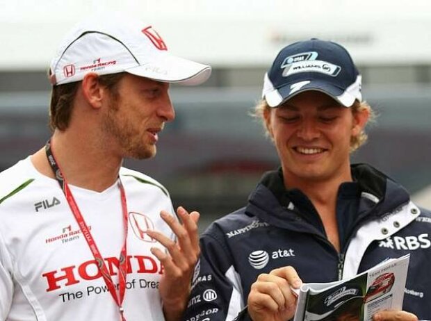 Titel-Bild zur News: Jenson Button und Nico Rosberg