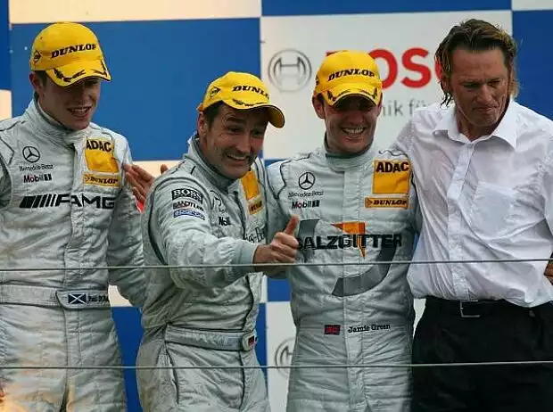 Paul di Resta, Bernd Schneider, Jamie Green und Hans-Jürgen Mattheis Titel-Bild zur News: Paul di Resta, Bernd Schneider, Jamie Green und Hans-Jürgen Mattheis
