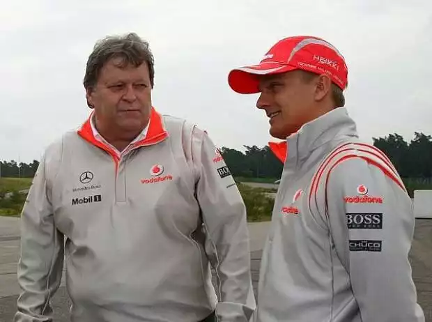 Norbert Haug und Heikki Kovalainen Titel-Bild zur News: Norbert Haug und Heikki Kovalainen