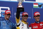 Andreas Zuber (Piquet), Lucas di Grassi (Campos) und Bruno Senna (iSport) 