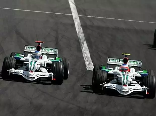 Rubens Barrichello Jenson Button Titel-Bild zur News: Rubens Barrichello Jenson Button