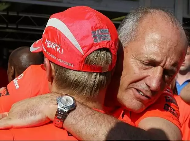 Titel-Bild zur News: Heikki Kovalainen und Ron Dennis