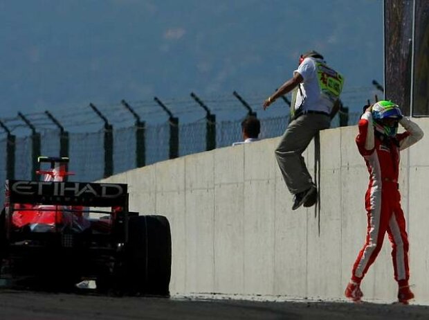 Titel-Bild zur News: Felipe Massa Ungarn Ausfall