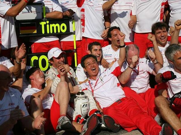 Timo Glock und das Toyota-Team
