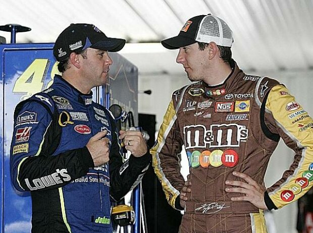 Jimmie Johnson, Kyle Busch Jimmie Johnson, Kyle Busch