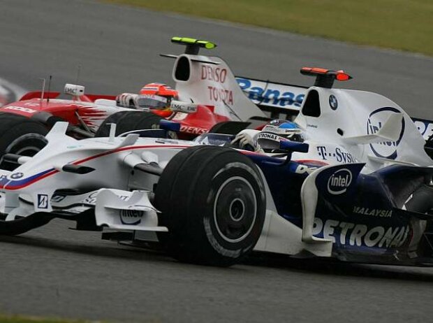Nick Heidfeld und Timo Glock Nick Heidfeld und Timo Glock