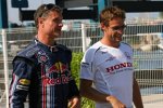 David Coulthard und Jenson Button