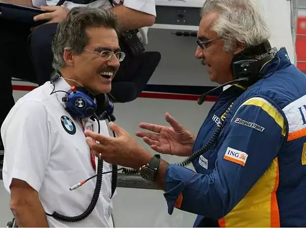 Mario Theissen und Flavio Briatore Titel-Bild zur News: Mario Theissen und Flavio Briatore