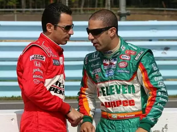 Helio Castroneves Tony Kanaan Titel-Bild zur News: Helio Castroneves Tony Kanaan
